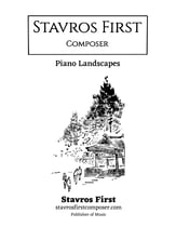Piano Landscapes piano sheet music cover